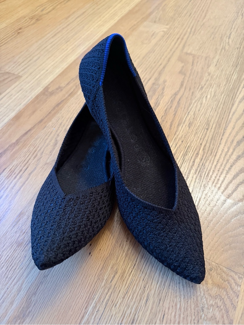 Rothyโs Black Honeycomb Pointed Flats